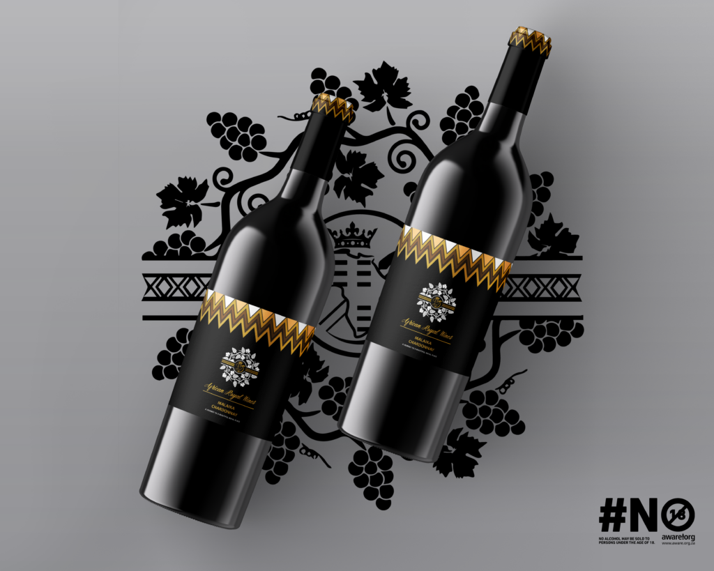 malaika chardonnay wine bottle 2